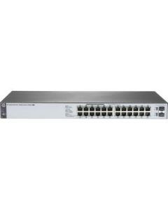  HPE Switch 1820-24G-PoE+ com 24x 10/100/1000Mbps RJ45 (sendo 12x PoE) + 2x portas 1G SFP (Potencia PoE max. 185W) J9983A