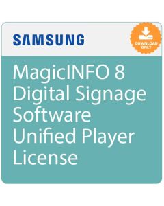 Licença de player unificado do software de sinalização digital Samsung MagicINFO 8 SBB-SS08NL1/ZA