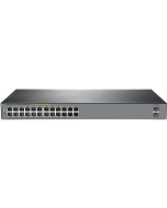 JL385A hpe Switch OfficeConnect 1920S 24G 2SFP PoE+ 370W, 24 portas PoE + 10/100/1000 PoE + com detecção automática RJ-45, 2 portas SFP 100/1000 Mbps,1u, camada 3, Ranhura SFP partilhada não, gereciável, modular sim, porta stak e uplink não, Cortex-A9