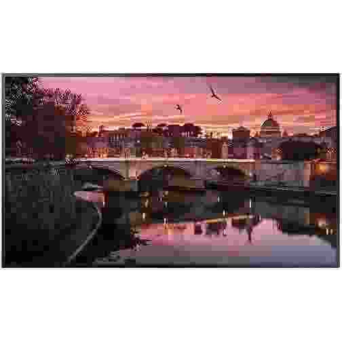 qb55r-b monitor profissional samsung video wall
