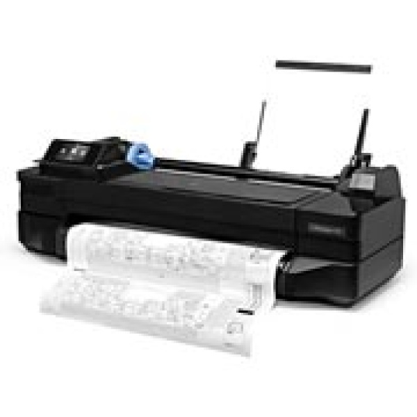 Plotter HP Designjet T120 Impressora Jato de Tinta ePrinter Series, mídia 61cm (24 polegadas ), A4 até o tamanho A1 , Tela de 4,3", WI-FI, conexão internet, 1.200 x 1.200 dpi otimizados, papel fotográfico,rolo, bandeja, cortador automático, CQ891A#B1K-0