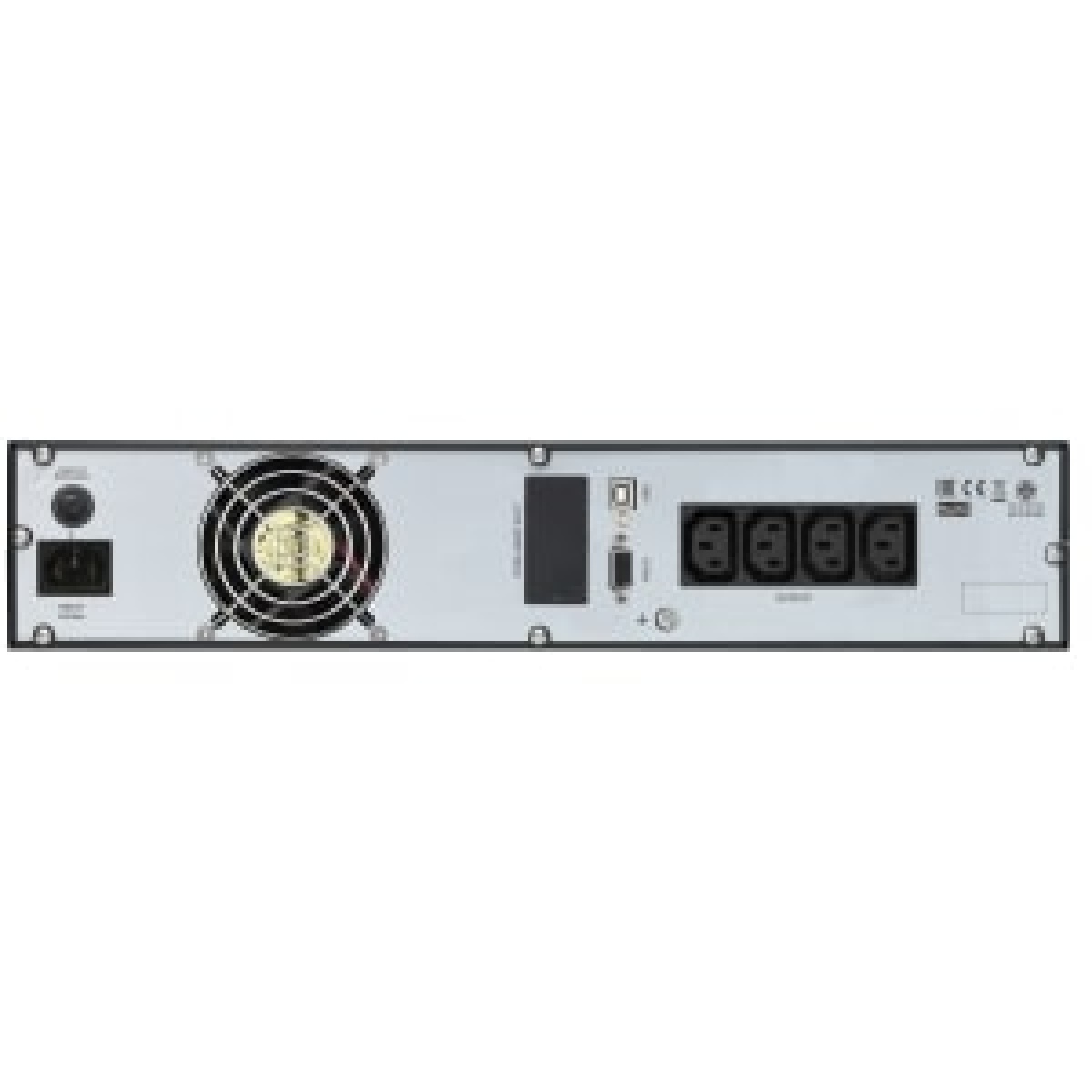 Nobreak APC Easy UPS OnLine 3kVARack 2U 230V Slot Cartão LCD trilhos SRV3KRI-BR-935