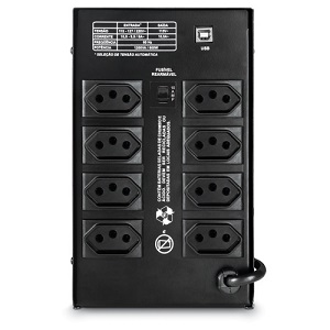 Nobreak APC BACK UPS 1.2KVA 600W ENTRADA BIVOLT E SAIDA 115V-840