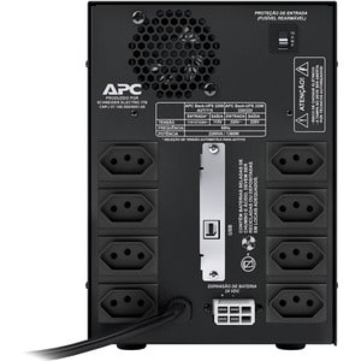 NOBREAK APC BACK UPS 2.2KVA 1360W ENTRADA 220V E SAIDA 220V BZ2200I-BR-887