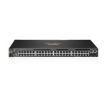 HPE Switch 2530-48G-PoE+ J9772A com 48 portas PoE 10/100/1000Mbps + 4x portas 1G SFP, PoE 382W, gerenciável, MDI/MDIX, 128MB flash; 256 MB DDR3 DIMM, Class Service, QoS, VLAN, IPv6 IPv4, Virtual stacking, 104 Gbps Listas de acesso-0