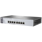 Switch HP 1820-8G-PoE , 8 portas 10/100/1000 4 portas PoE, J9982A, Alta Performance, Baixa Latência, Interface de gerenciamento WEB simples e diferenciada, QOS, suporte a Jumbo Frame, Spanning Tree: STP, RSTP, SNMP v1, v2 Portas: 65W-0