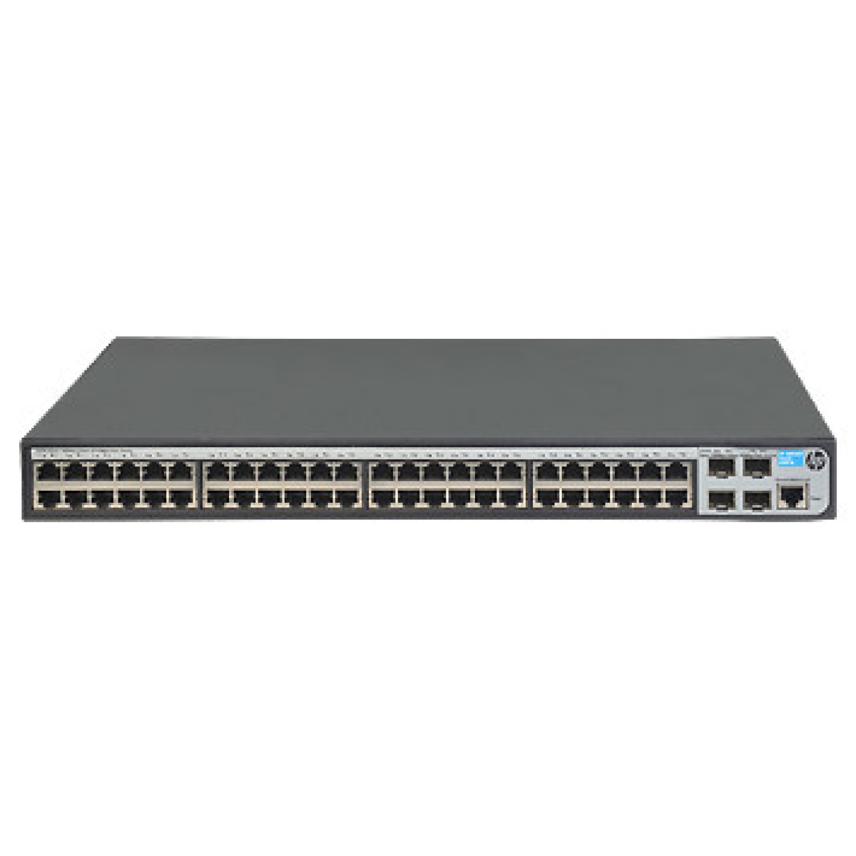 Switch HP 1920-48G + 4 SFP 1000, 48 portas 10/100/1000 + 4 SFP, JG927A , QOS, suporte a Jumbo Frame, Spanning Tree: STP, RSTP e MSTP, SNMP v1, v2 e v3, e garantia Lifetime 2.0, Interface de gerenciamento WEB simples e diferenciada, roteamento estático-0