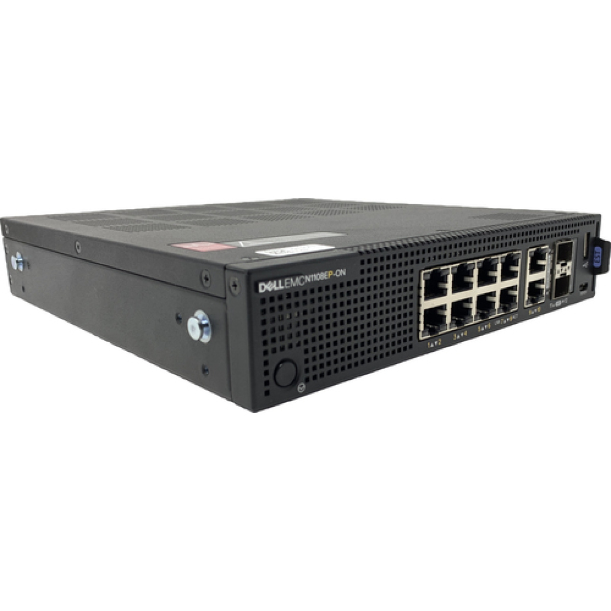 switch dell N1108P n series emc 210-ARUK 8 portas 10/100/1000 +2 SFP Gerenciado L2 Gigabit Ethernet PoE UN1108EP-ON-455