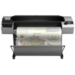 Plotter Impressora HP DesignJet T1300 PostScript, 1.118 mm 44" polegadas, Mobile Printing,ePrint & Share,Servidor Web,imprime pen drive,usb,2 rolos automáticos,folha solta,bandeja mídia,cortador,6 cartuchos,Até 2400 x 1200 dpi,CAD e GIS,Gigabit Eth CR652A-0
