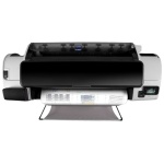 Plotter Impressora HP DesignJet T1300 PostScript, 1.118 mm 44" polegadas, Mobile Printing,ePrint & Share,Servidor Web,imprime pen drive,usb,2 rolos automáticos,folha solta,bandeja mídia,cortador,6 cartuchos,Até 2400 x 1200 dpi,CAD e GIS,Gigabit Eth CR652A-422
