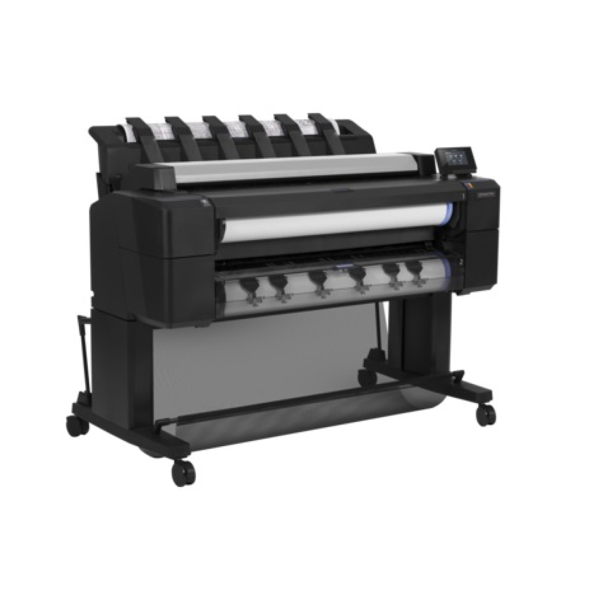 Plotter Multifuncional HP DesignJet série T2530, 36" polegadas, 914 mm ,Imprime,digitaliza,copia, Gigabit Ethernet, Até 2400 x 1200 dpi otimizados, 6 cartuchos, 2 alimentações auto rolo papel frontal,folha solta, pen drive, ePrint,L2Y26A ,Cor: Até 2400 -428