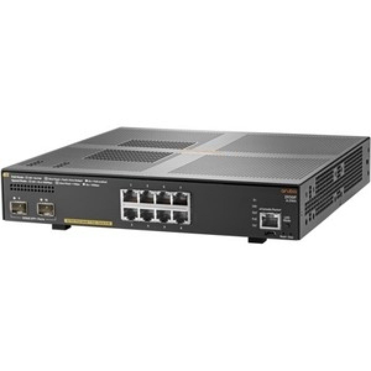 Switch Aruba hpe 2930F JL258A 8 portas 10/ 100/ 1000 8G PoE + 2SFP + JL258A, camada 3, uplink sim, porta stack não ,até 370 W PoE +,QOS Uplinks de 10 GbE, PoE +, QoS robusto e roteamento RIP VLAN-0