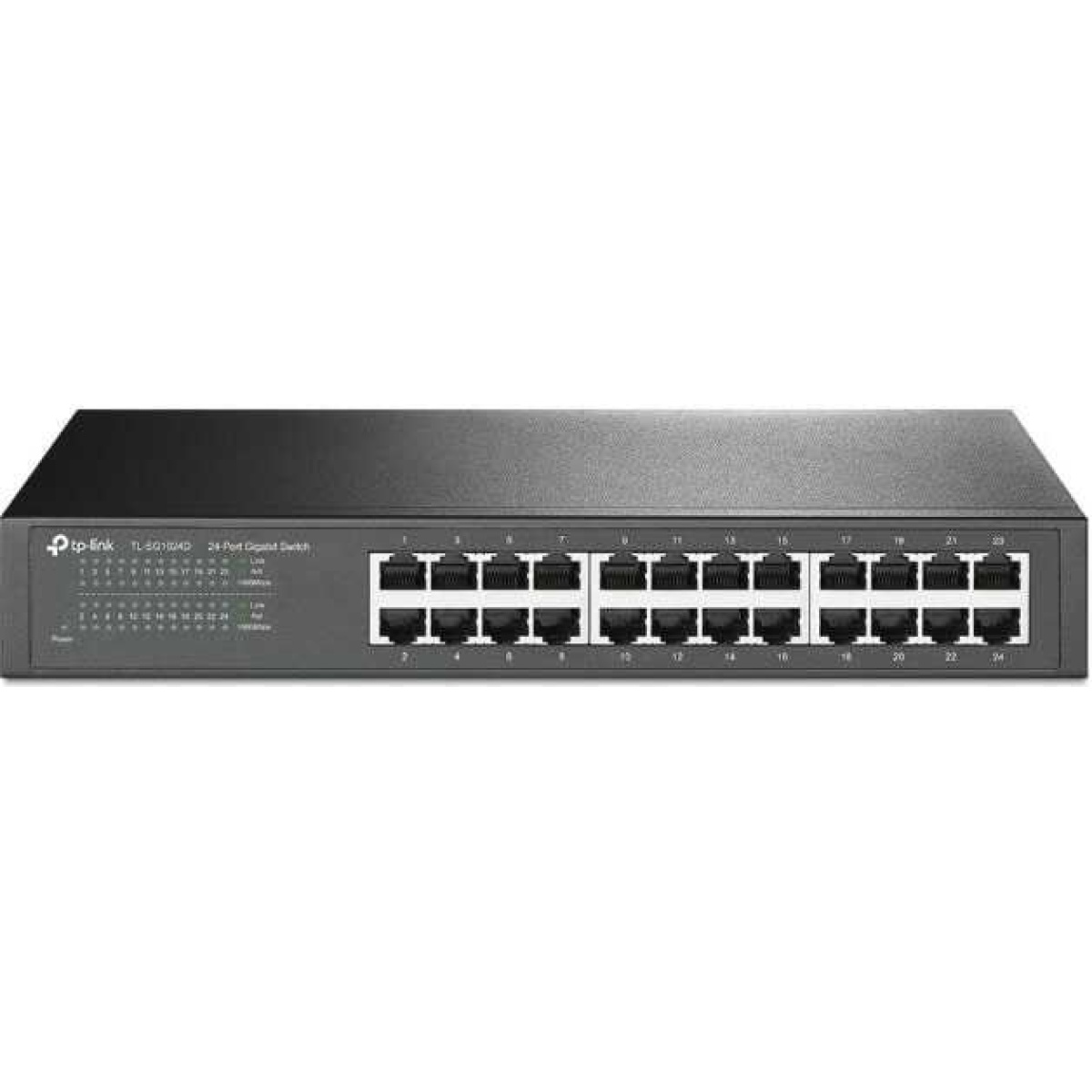 TP-LINK Switch 24 Portas Gigabit TL-SG1024D Mesa Rack TL-SG1024D