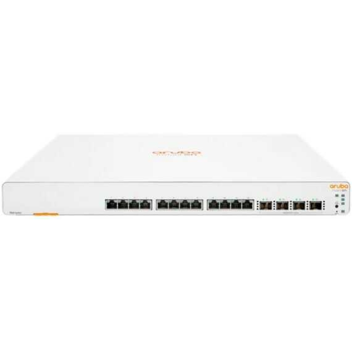 JL805A Switch HP Aruba networks 1960 Instant On 12 portas RJ-45 100/1000/10GBASE-T, 4 portas SFP+ de 10 GbE empilhável gerenciável switching 320 Gbps produção 238 Mpps Aruba Instant On Cloud; navegador Web; gerenciador SNMP