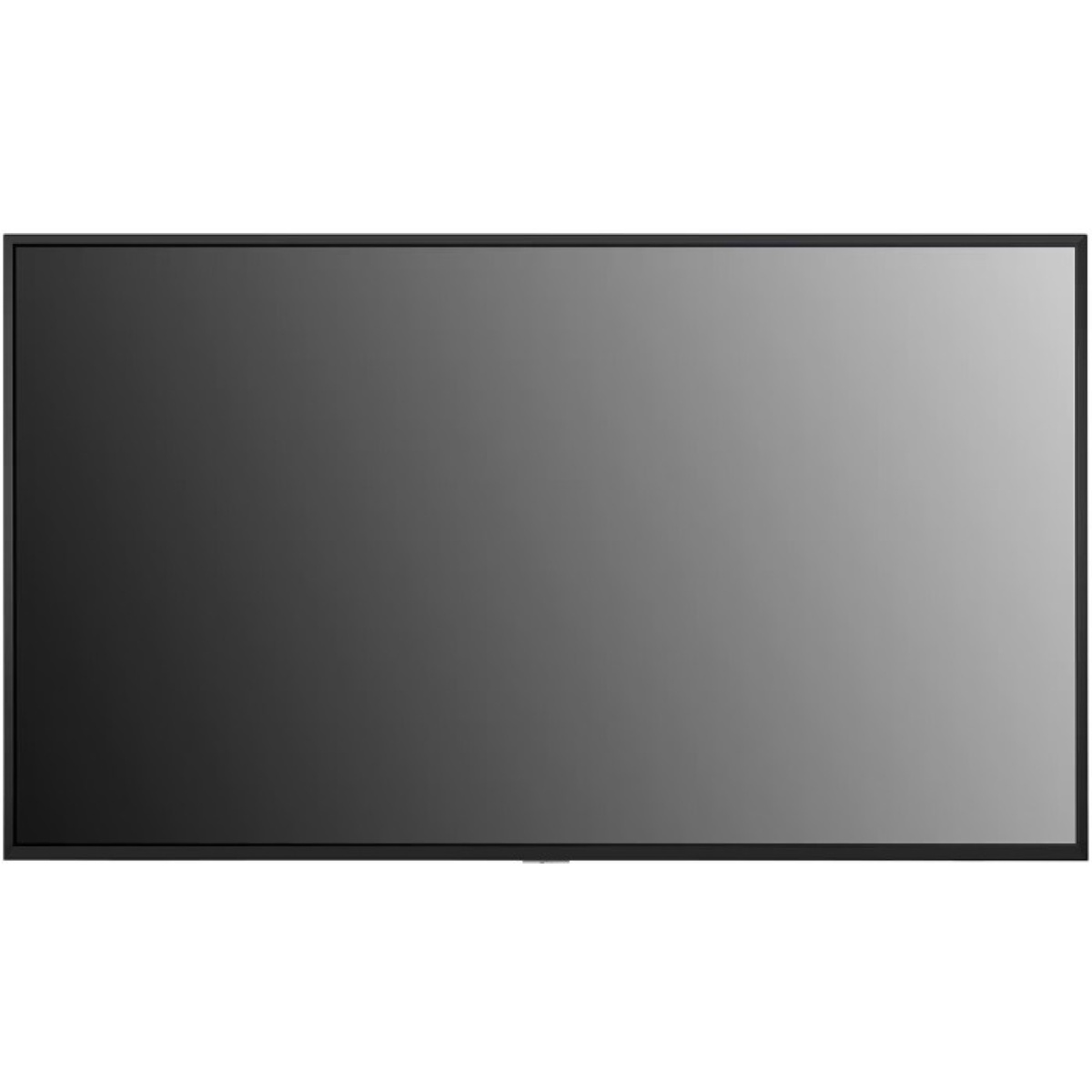 Monitor Samsung com tela grande e design minimalista.