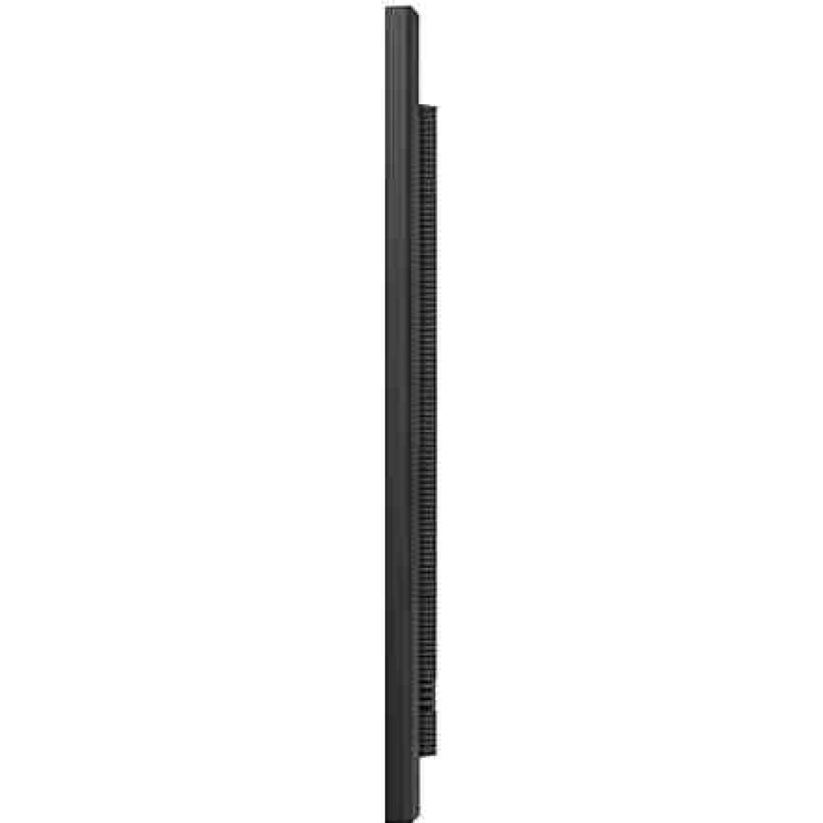 Monitor ultrafino LG, design elegante e minimalista, perfil lateral.