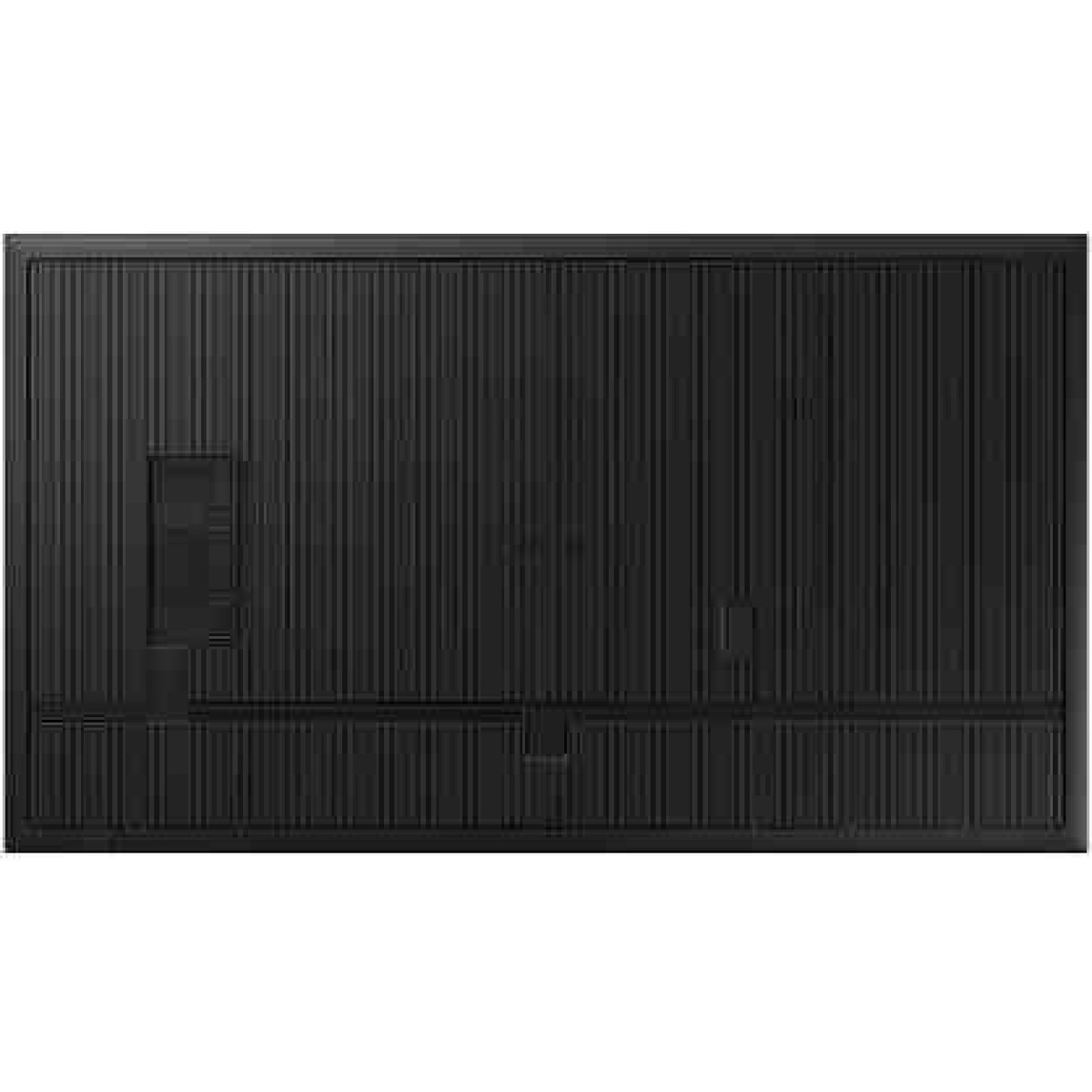 Monitor LG com design moderno e superfície texturizada.