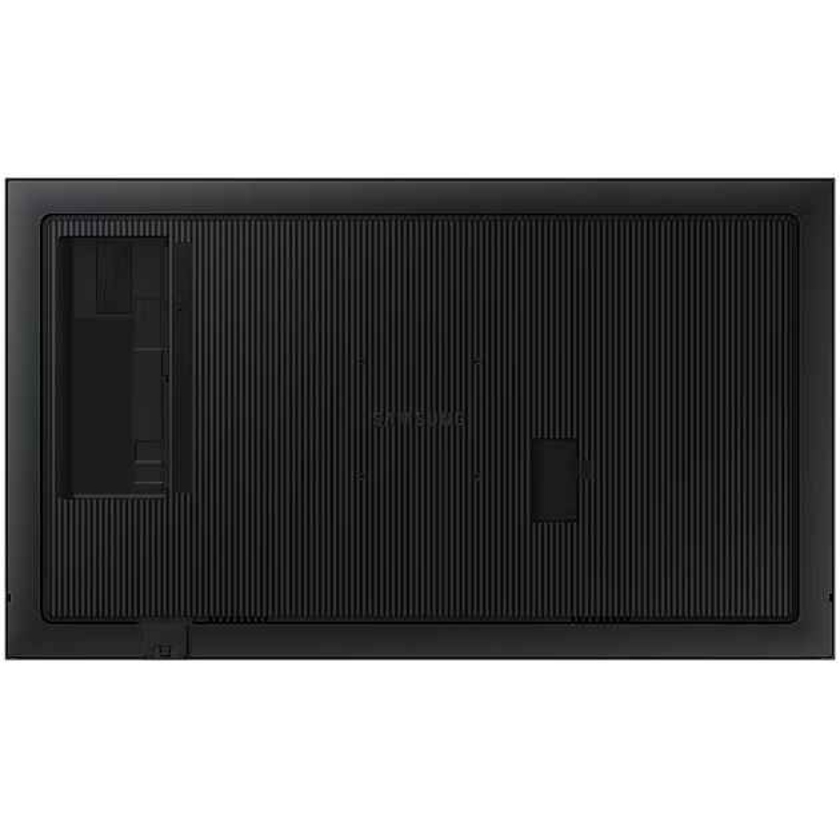 Placa-mãe ASUS, modelo ATX, design preto com portas de conexão.