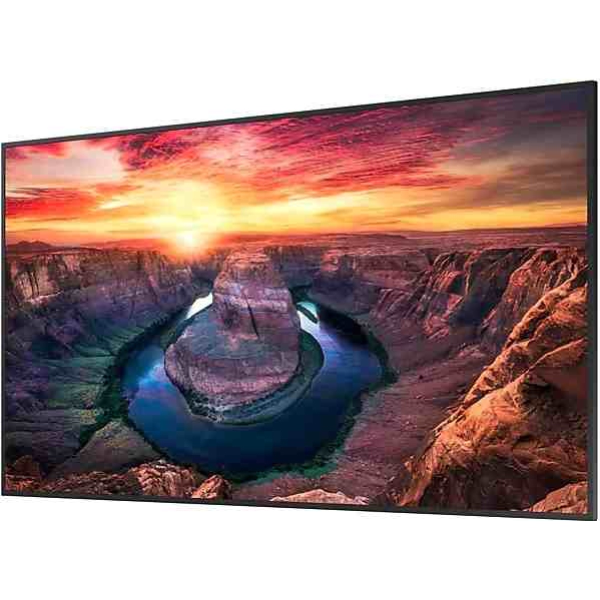 Tela de monitor com paisagem do Grand Canyon ao pôr do sol.