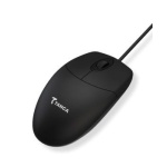 Mouse com fio T-DAGGER, design ergonômico e cor preta.