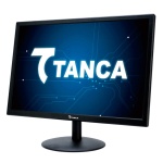 Monitor Tanca com design moderno e logo em destaque.