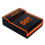 Jetway S@T, dispositivo de rede com LEDs indicadores.