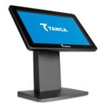 Monitor Tanca com tela touch e design moderno.