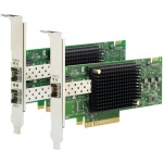 Placa de rede PCIe, modelo XYZ, marca ABC, com dissipador de calor.