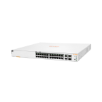 Switch de rede TP-Link, modelo T2600G-28TS, com 24 portas Ethernet.