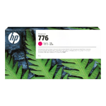 Cartucho de tinta HP 776 magenta para impressoras.