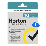 Assinatura de 1 ano do Norton Utilities Ultimate para proteção de dispositivos.