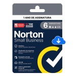 Assinatura Norton Small Business para 6 dispositivos, 1 ano de proteção.