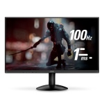 Monitor LG com taxa de atualização de 100Hz e tempo de resposta de 1ms.