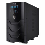 Fonte ininterrupta SWG, modelo compacto, display digital e design moderno.