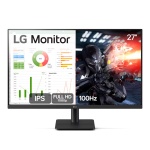 Monitor LG 27" IPS Full HD com taxa de atualização de 100Hz.
