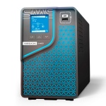 Servidor Savant com tela azul e design moderno.