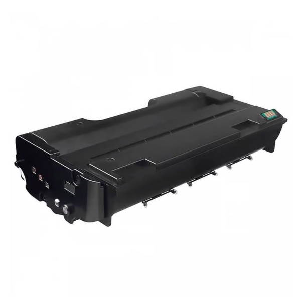 Cartucho de toner preto compatível, marca não identificada, para impressoras.
