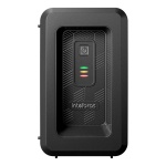 Intelbras, case para computador, design moderno com indicadores de LED.