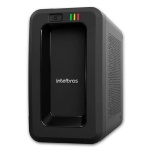 Gabinete de computador Intelbras, design compacto e moderno, cor preta.