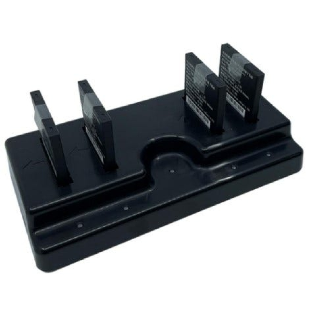 Suporte para chips de memória, ideal para organização e armazenamento.