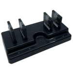 Suporte para chips de memória, ideal para organização e armazenamento.