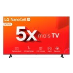 LG NanoCell TV com 5x mais qualidade de imagem e cores vibrantes.