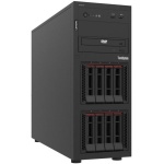 Servidor Lenovo ThinkStation com múltiplos compartimentos para armazenamento.