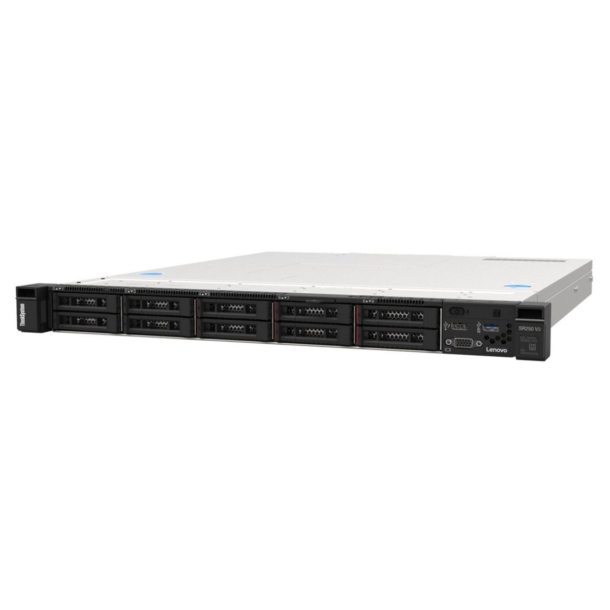 Servidor de armazenamento rackable, marca X, com múltiplas baias para discos.