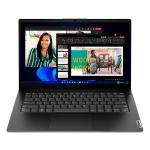 Lenovo notebook com tela cheia exibindo vídeo e apresentações.