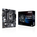 Placa-mãe ASUS PRIME H510M-K com design compacto e recursos avançados.