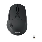 Mouse Logitech M330, sem fio, com design ergonômico e receptor USB.