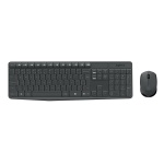 Teclado sem fio Logitech K400 Plus com mouse, design compacto e moderno.