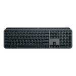 Teclado Logitech K780, sem fio, com design compacto e teclas silenciosas.