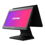 Monitor Custom com design moderno e tela colorida.